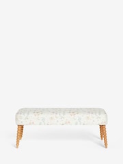 Laura Ashley Wild Meadow Chalk Pink Rowe Bench - Image 1 of 6