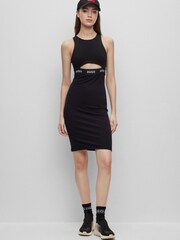 HUGO Bodycon Sleeveless Stretch Dress - Image 3 of 6