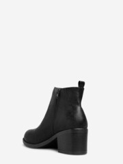 Yours Curve Black Side Zip Block Heels - Image 3 of 4