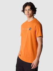 The North Face Brown Never Stop Exploring 100% Cotton T-Shirt - Image 1 of 5