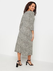 M&Co Brown Gathered Waist Midi Dress - Image 2 of 4