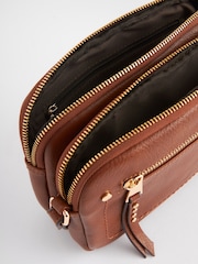 Tan Brown Utility Stud Cross-Body Bag - Image 10 of 10