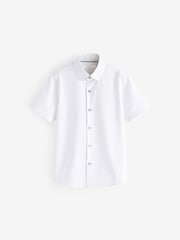 White Short Sleeve Shirt (3-16yrs) - Image 1 of 3