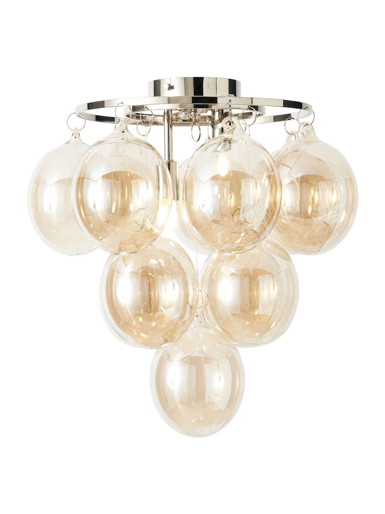Visconte by BHS Champagne Gold Maiori 2 Light Flush Light - Image 2 of 5