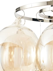 Visconte by BHS Champagne Gold Maiori 2 Light Flush Light - Image 3 of 5
