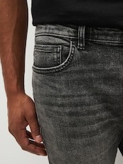 Grey Regular Fit Vintage Stretch Authentic Jeans - Image 4 of 9