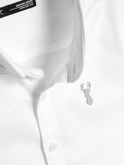Alb - Mânecă scurtă Cotton Rich Oxford Shirt (3-16yrs) - Image 5 of 5
