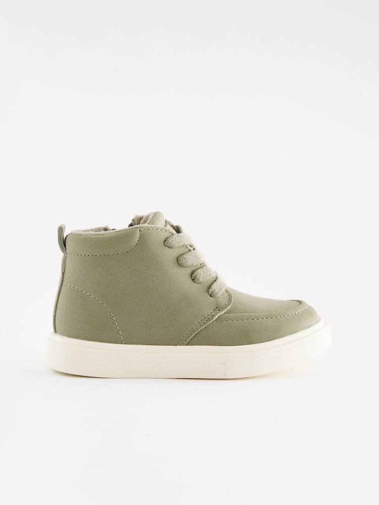 Stone Natural Standard Fit (F) Warm Lined Chukka Boots - Image 2 of 5