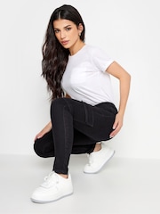 PixieGirl Petite Black Pocket Detail Cargo Skinny Jeans - Image 4 of 4