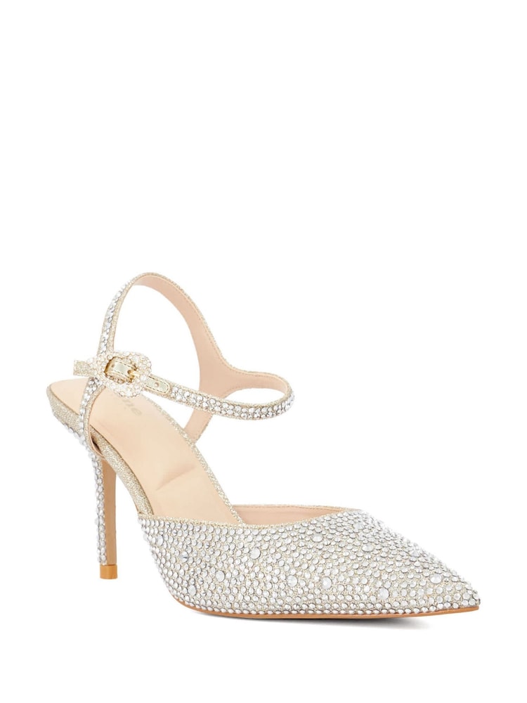 Dune London Silver Compliments Court Shoes - Image 2 of 5 Dune London Silver Compliments Court Shoes - Image 2 of 5