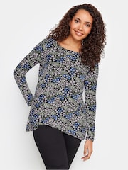 M&Co Black Scoop Neck Top - Image 1 of 4