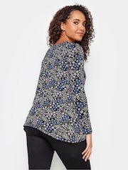 M&Co Black Scoop Neck Top - Image 2 of 4