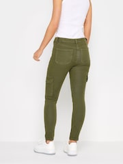 PixieGirl Petite Green Pocket Detail Cargo Skinny Jeans - Image 3 of 4