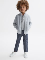 Reiss Bright Airforce Pitch 3-9 yrs Slim Fit Casual Chinos - Image 1 of 6