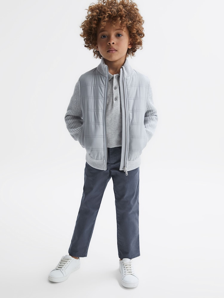 Reiss Bright Airforce Pitch 3-9 yrs Slim Fit Casual Chinos - Image 1 of 6