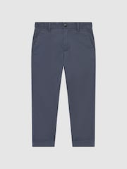 Reiss Bright Airforce Pitch 3-9 yrs Slim Fit Casual Chinos - Image 2 of 6