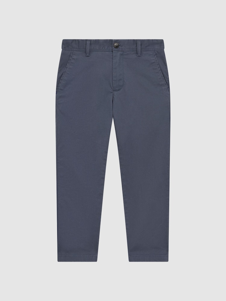 Reiss Bright Airforce Pitch 3-9 yrs Slim Fit Casual Chinos - Image 2 of 6