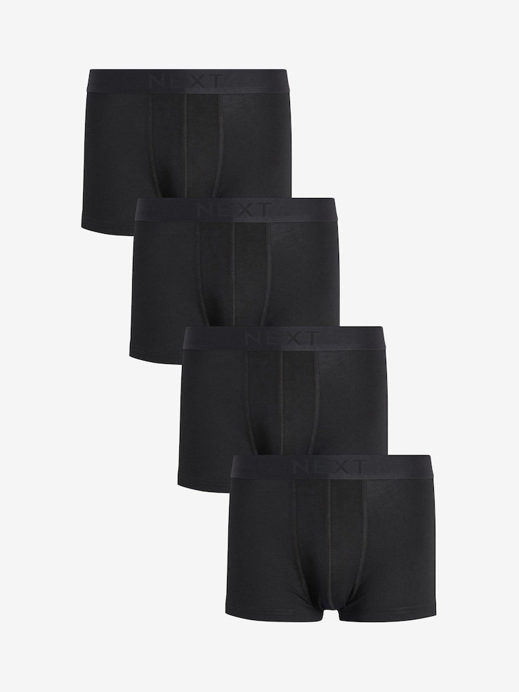 Black Bamboo Motionflex Signature Hipster Boxers - Image 1 of 4