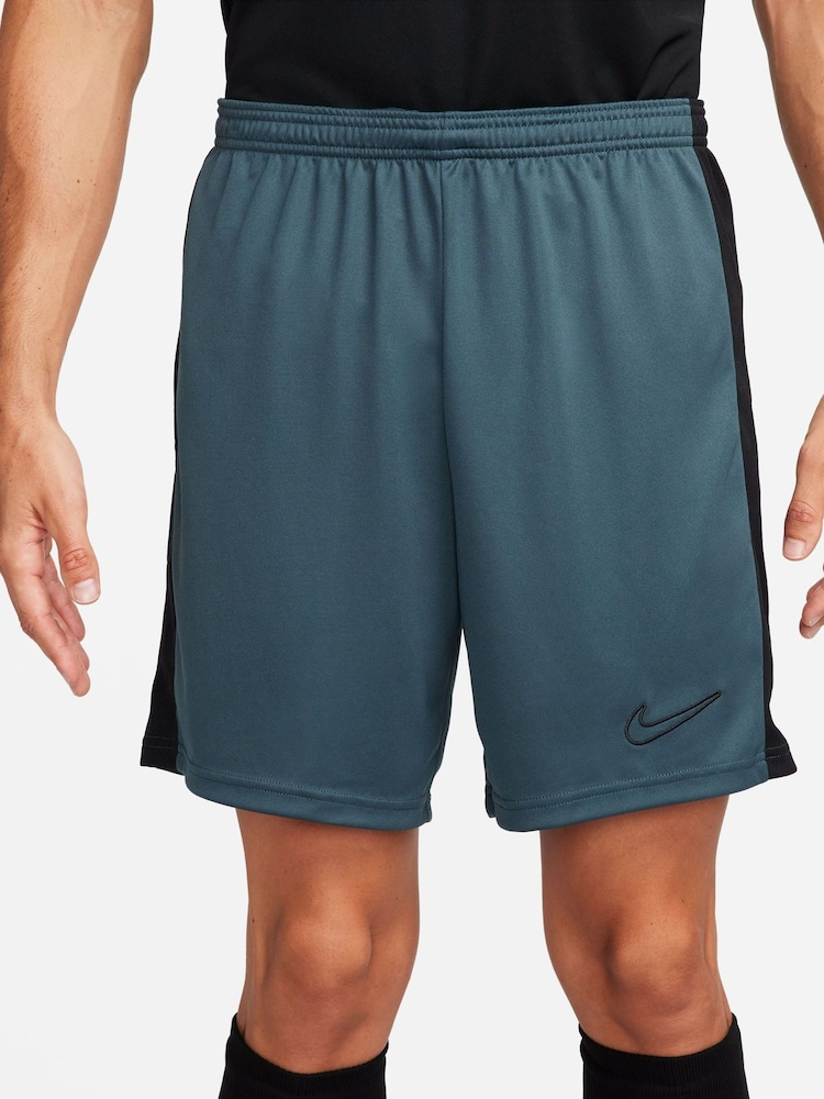 Nike Navy Green Dri-Fit Academy Training Shorts - Image 2 of 6
