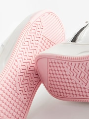 Pink Mono Retro High Top Trainers - Image 7 of 7