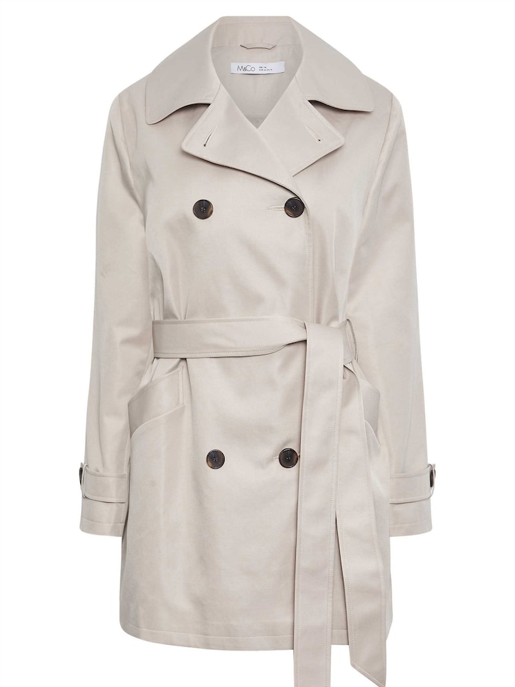 M&Co Natural Trench Coat - Image 7 of 7 M&Co Natural Trench Coat - Image 7 of 7