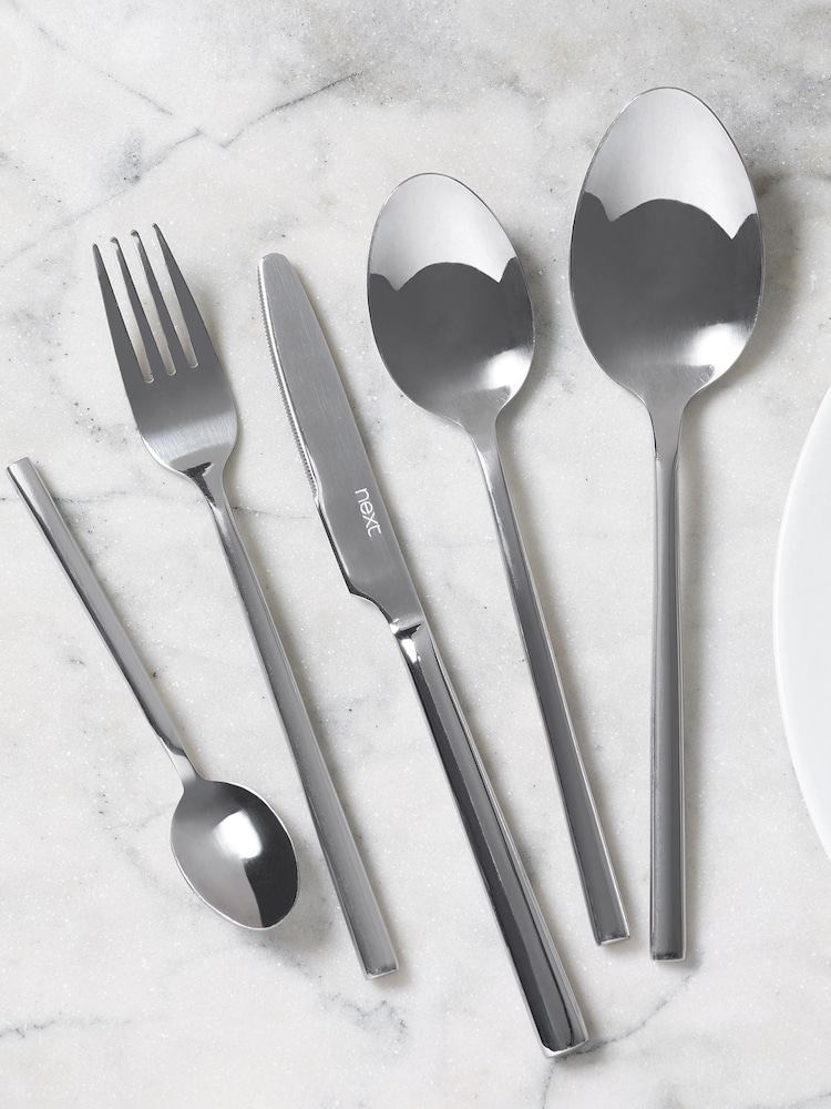 Silver Kensington Stainless Steel 32pc Cutlery Set - Image 1 of 2