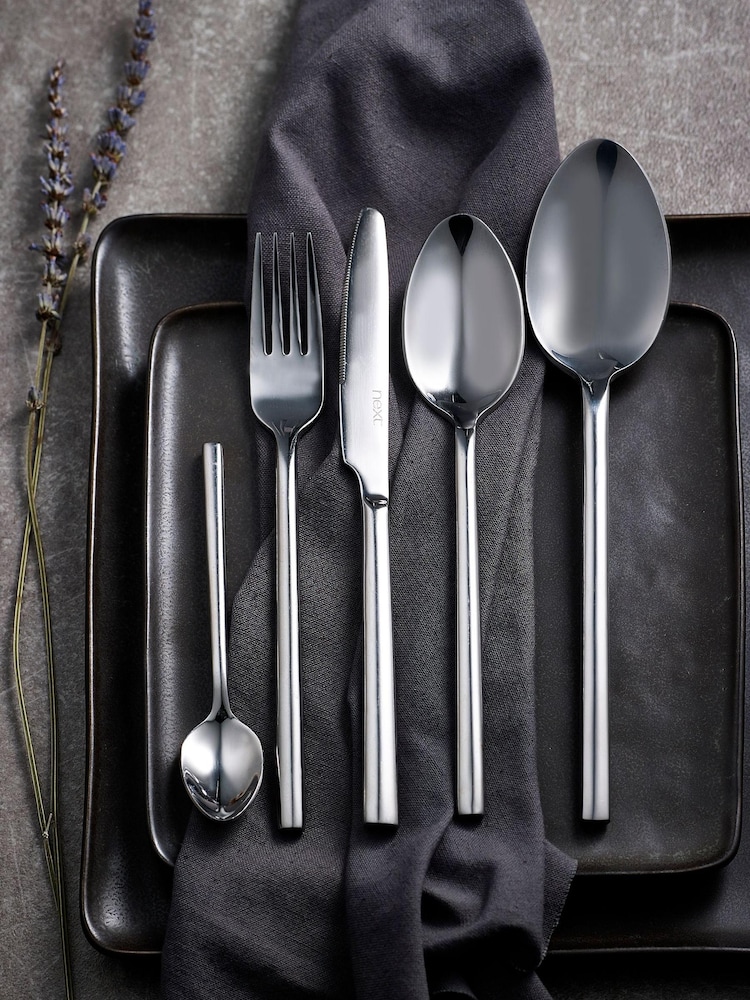 Silver Kensington Stainless Steel 32pc Cutlery Set - Image 2 of 2
