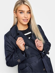 M&Co Blue Trench Coat - Image 4 of 6