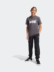 adidas Black Woven Joggers - Image 1 of 10