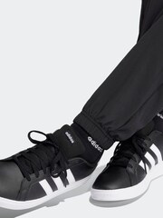 adidas Black Woven Joggers - Image 5 of 10