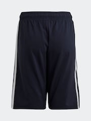 adidas Navy Essentials 3-Stripes Woven Shorts - Image 4 of 7