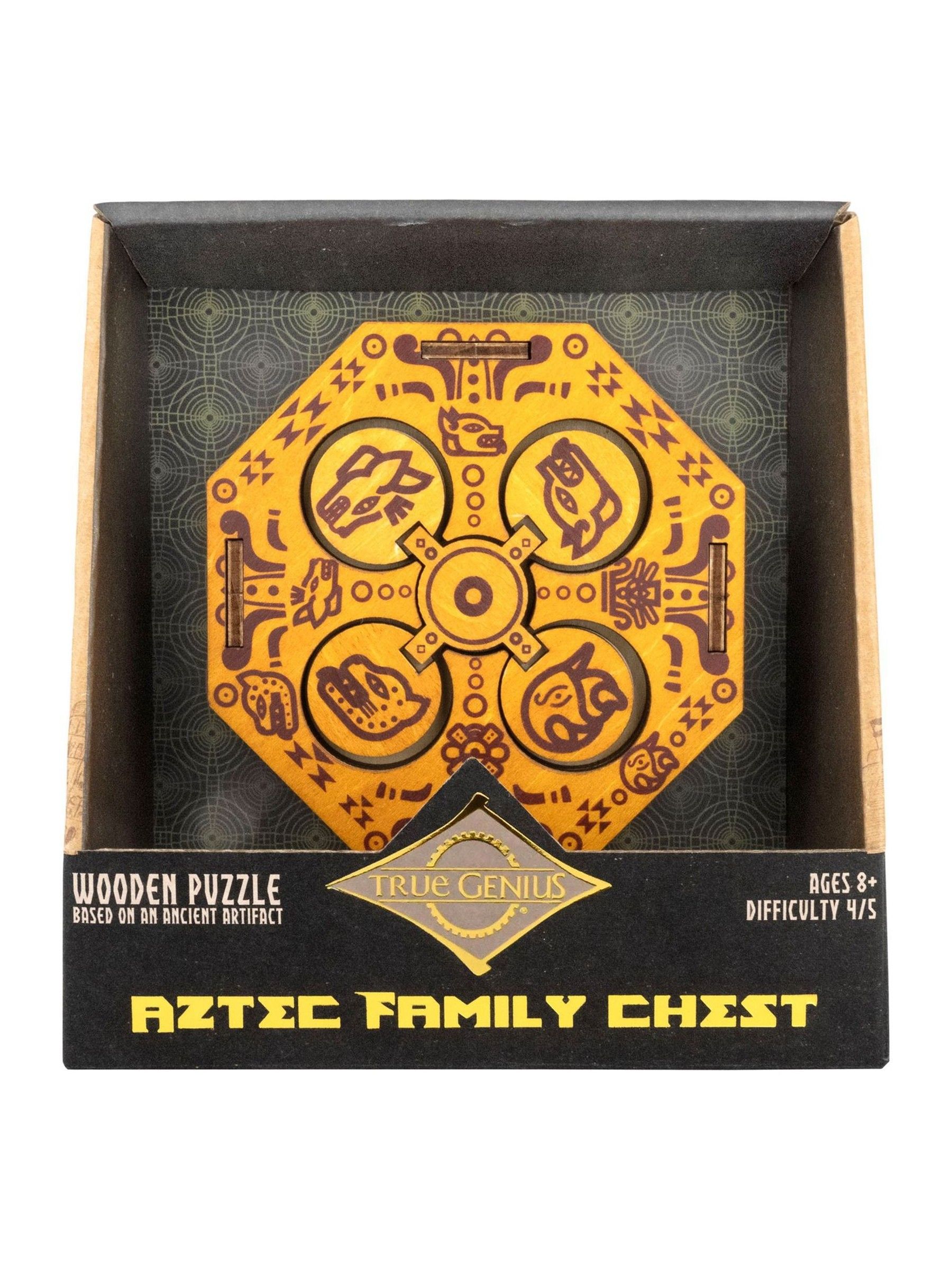B&Q -  True Genius Aztec Family Chest Wooden Puzzle Ages 8+ - Image 3