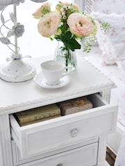 Shabby Chic by Rachel Ashwell® White Juni Bedside Table - Image 2 of 6