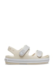 Crocs Cream Kids Crocband Cruiser Sandals - Image 1 of 7