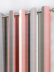 Fusion Pink Whitworth Eyelet 100% Cotton Curtains - Image 2 of 3