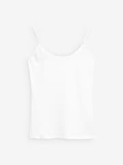 Black/White Lace Trim Vests 2 Pack - Image 3 of 3