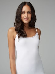 Black/White Lace Trim Vests 2 Pack - Image 5 of 8
