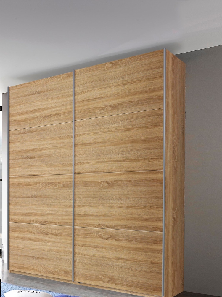 Rauch Oak Cameron 1.8m Sliding Wood Semi Fitted Wardrobe - Image 1 of 2