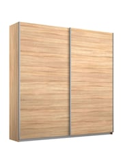 Rauch Oak Cameron 1.8m Sliding Wood Semi Fitted Wardrobe - Image 2 of 2