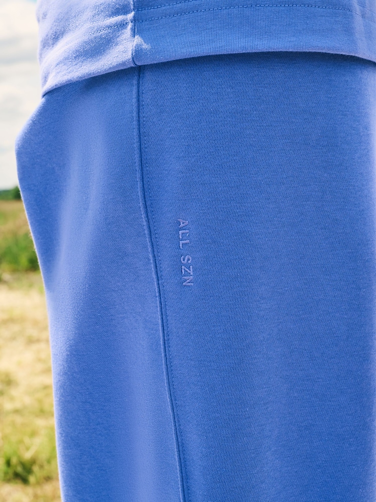 adidas Blue All SZN Joggers - Image 6 of 6