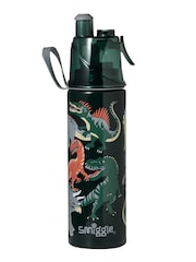 Smiggle Green Loopy Spritz Insulated Stainless Steel Drink Bottle 500ml - Image 1 of 1
