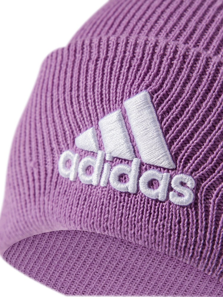 adidas Purple Logo Cuf Beanie - Image 3 of 4