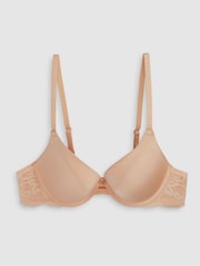 Weiß/Praline, Nude - Glättende T-Shirt-BHs, 2er-Pack, A–E - Bild 7 von 8
