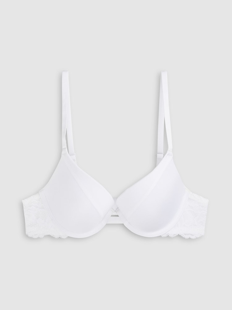 White/Praline Nude Push Up Pad Plunge A-E Smoothing T-Shirt Bras 2 Pack - Image 7 of 7