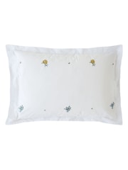 Historic Royal Palaces Set of 2 Multi White Royal Embroidery 200 Thread Count Pillowcases - Image 4 of 4