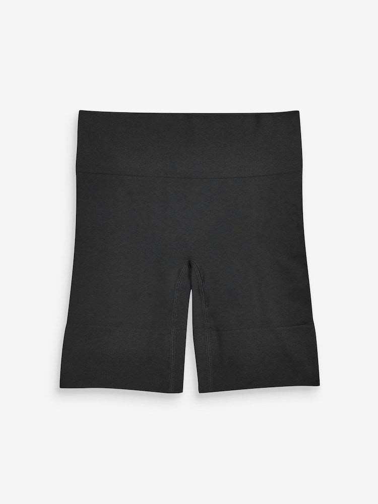 Black/Nude Seamless Smoothing Anti-Chafe Shorts 2 Pack - Image 2 of 6