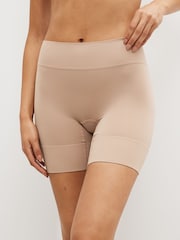 Black/Nude Seamless Smoothing Anti-Chafe Shorts 2 Pack - Image 4 of 6