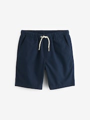 Navy Blue Single Pull-On Shorts (3-16yrs) - Image 1 of 3