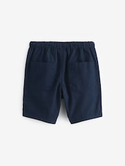 Navy Blue Single Pull-On Shorts (3-16yrs) - Image 2 of 3