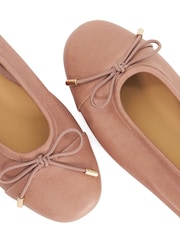 Rosa - Bailarinas Zapatillas de cuero Haliah de Dune London - Imagen 5 de 5